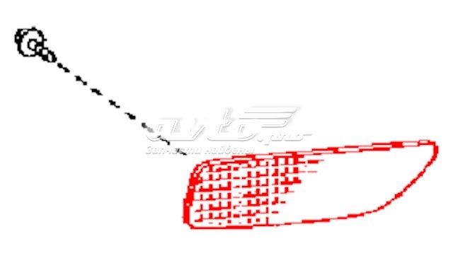 ZTY1903L Signeda Правий катафот бампера
