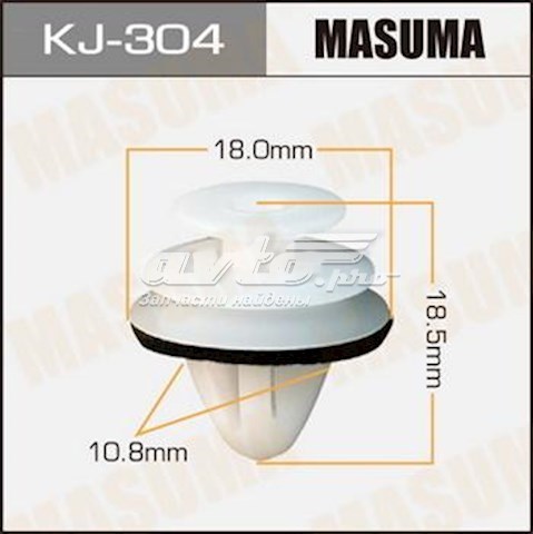 KJ304 Masuma Автомобільне скло
