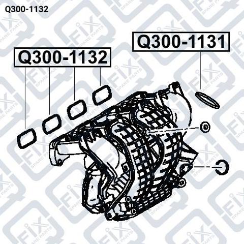 Прокладка впускного колектора Q3001132 Q-fix