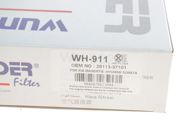 Фільтр повітряний Wunder WH911