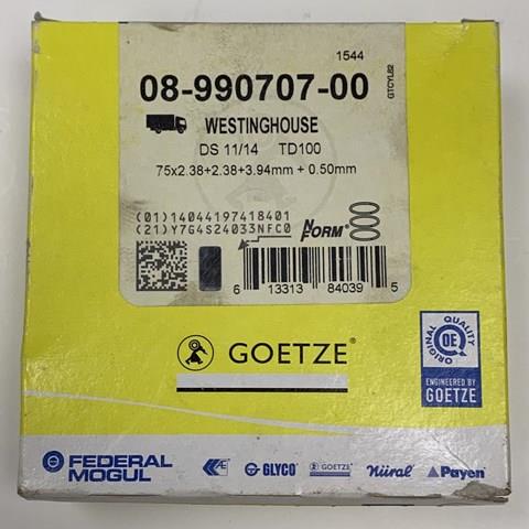 0899070700 Goetze Компресійні кільця, на 1 циліндр, другий ремонт (+0,50)