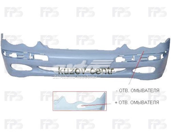 Бампер на авто FPS FP4605900 ціна, від 54.53 USD