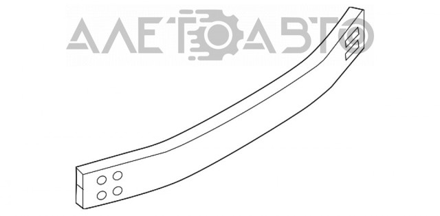Купити 850325AA0A Nissan/Infiniti Буфер бампера заднього