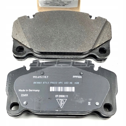 Купити 992698151L Porsche Колодки гальмівні передні, дискові