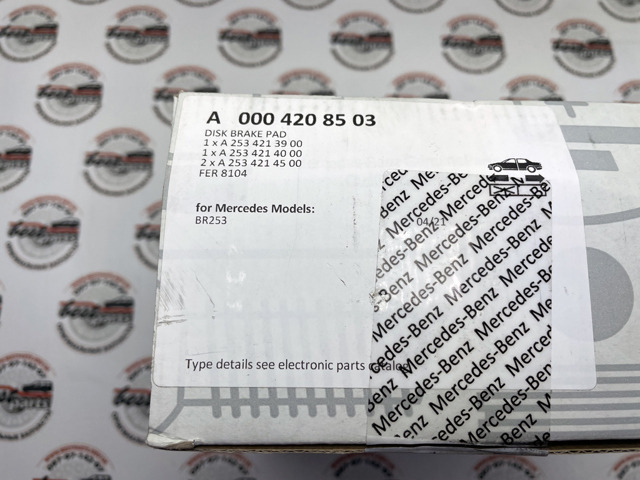 A0004208503 Mercedes Передні гальмівні колодки