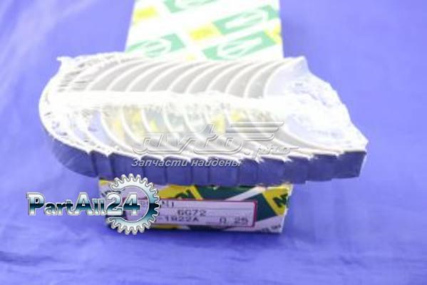 Вкладиші колінвала, шатунні, комплект, 1-й ремонт (+0,25) CB1822A025 NDC
