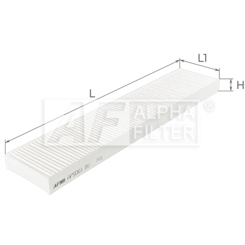 Фільтр салону AF5061 Alpha Filter
