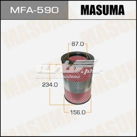 Фільтр повітряний MFA590 Masuma