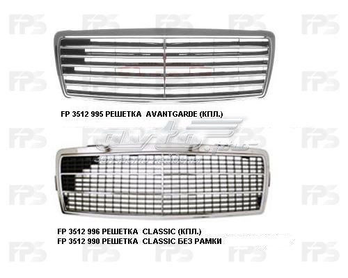 Облицювання радіатора FPS FP3512995 ціна, від 68.39 USD