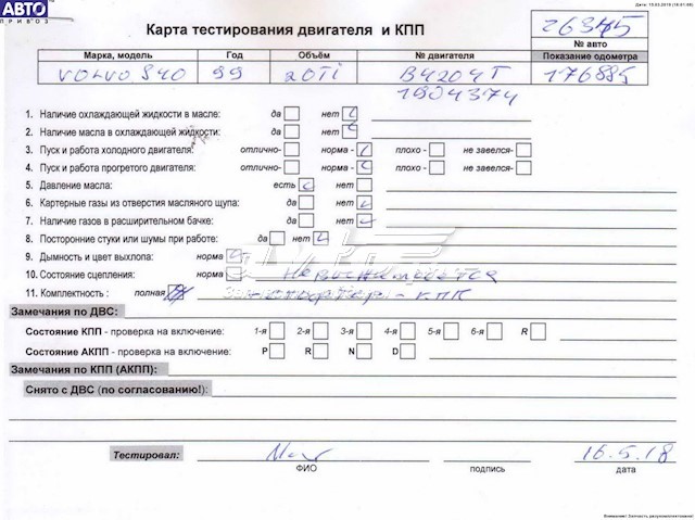 Купити B4204T2 Volvo Двигун
