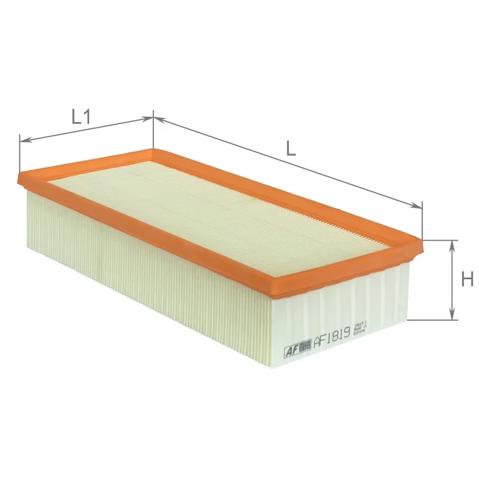 Елемент повітряного фільтра Alpha Filter AF1819 ціна, від 4.51 USD
