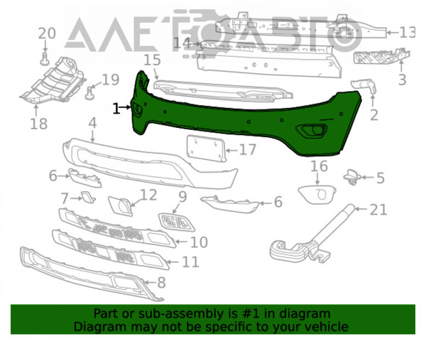Бампер на авто FPS FP3809902 ціна, від 70.71 USD
