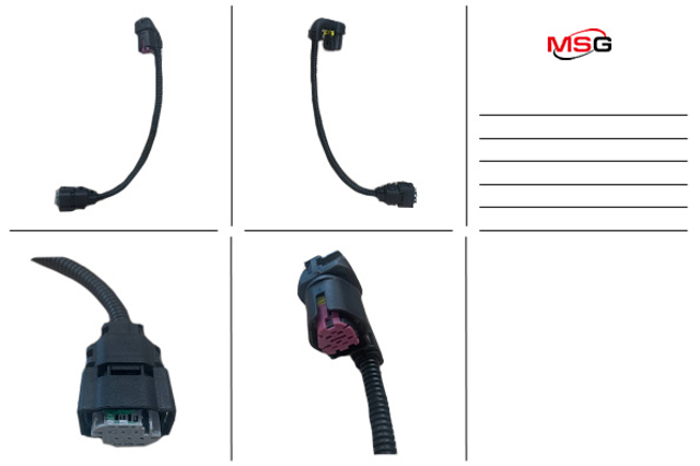 Купити BW408NLA0CABS MSG Провід датчика АБС передній