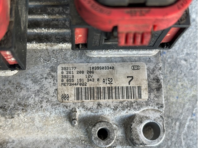 Електронний блок керування двигуном 0261208206 Fiat/Alfa/Lancia