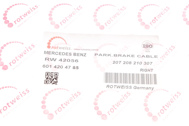 Трос ручного гальма задній, правий RW42056 Rotweiss