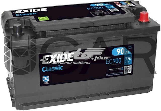 Купити Акумулятор Exide 90 А/г (EC900)