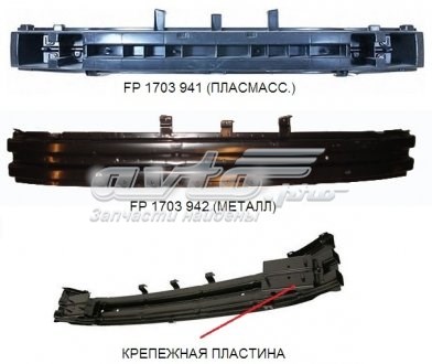 FP1703942 FPS Балка бампера переднього