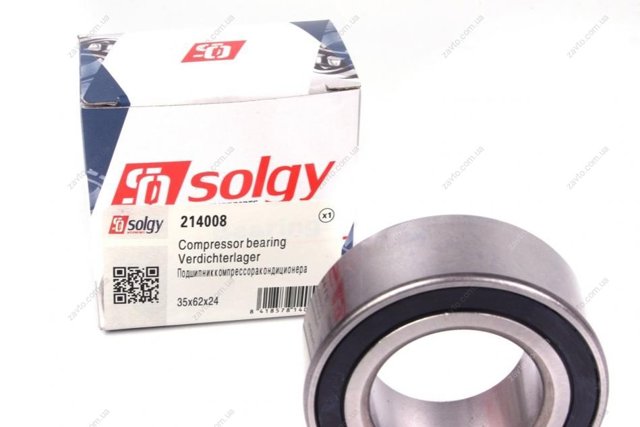 Підшипник кондиціонера 214008 Solgy