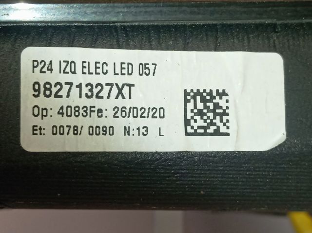 Ліве бічне дзеркало Peugeot/Citroen 98271327XT ціна, від 150.75 USD