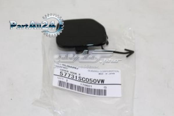 Заглушка бампера буксирувального гака, задня Subaru 57731SC050VW ціна, від 5.75 USD