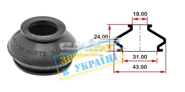 Пильник опори кульової нижній Belgum BG0138 ціна, від 1.00 USD