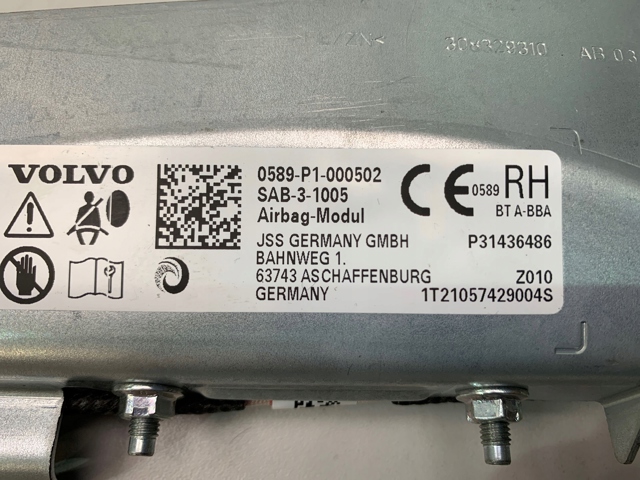 Подушка переднього сидіння Volvo 31436486