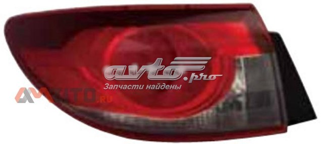 Задній лівий зовнішній ліхтар Depo/Loro/Abakus 2161996LUE