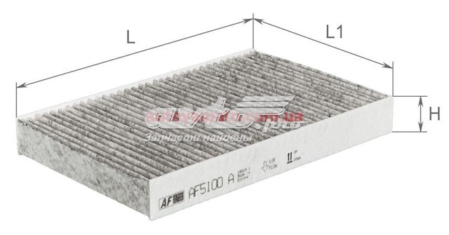 Повітряний фільтр салону Alpha Filter AF5100A