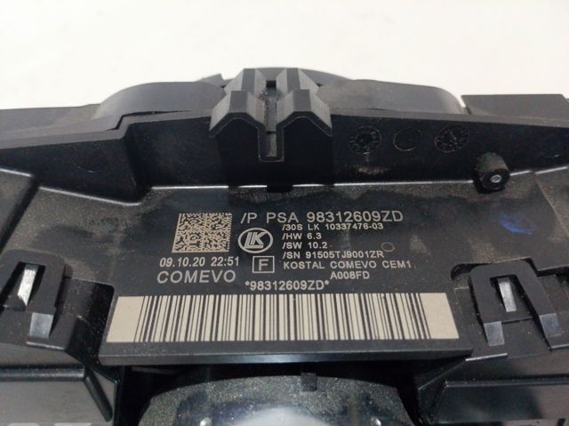 Перемикач підрульовий, правий 98312609ZD Peugeot/Citroen