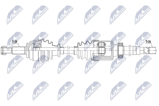 Піввісь права 391004421R Renault (RVI)