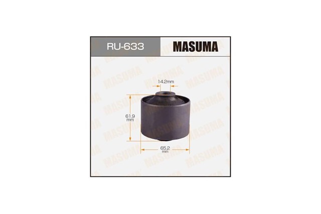 RU633 Masuma Сайлентблок заднього поздовжнього нижнього важеля