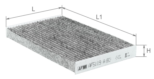 Фільтр повітряний обігрівача Alpha Filter AF5119A ціна, від 3.41 USD