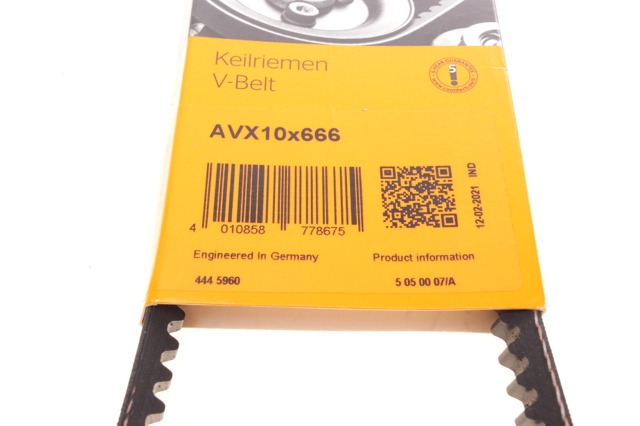 Клиновий ремінь Continental/Siemens AVX10X666 ціна, від 2.61 USD