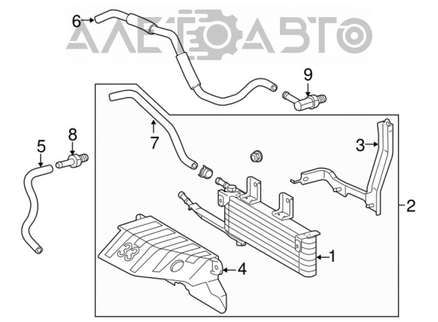 Купити 3291748030 Toyota Дифузор радіатора АКПП