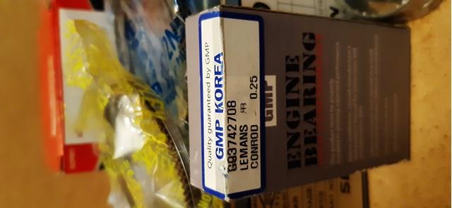 Купити 93742708 GMP Вкладиші колінвала, шатунні, комплект, 1-й ремонт (+0,25)