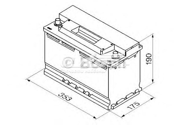 Купити Акумулятор Bosch 90 А/г (0092S30130)