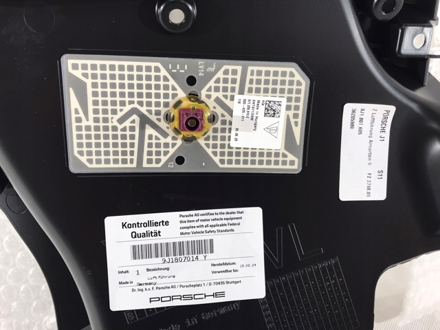 9J1807014Y Porsche Дефлектор переднього бампера, лівий