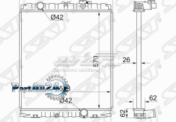 Радіатор HY0017 SAT