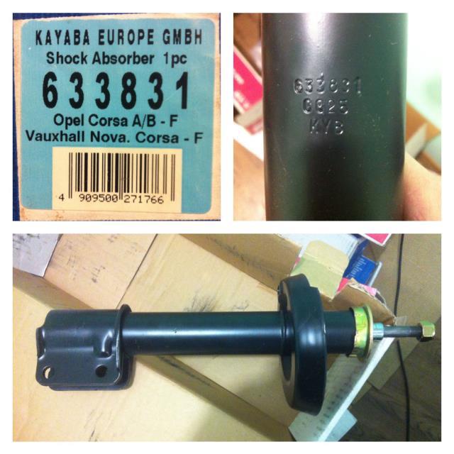 амортизатор передній Z3602 Стійка передня SCT Z3602
