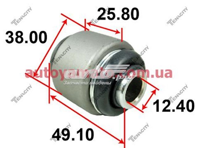 Сайлентблок цапфи задньої AAMTO1021 Tenacity