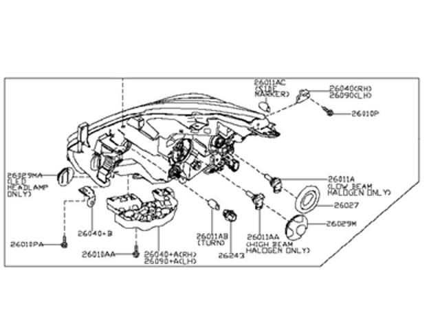 260609UE9B Nissan/Infiniti Фари