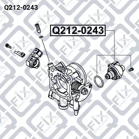 Клапан холостого ходу Q-fix Q2120243 ціна, від 28.69 USD