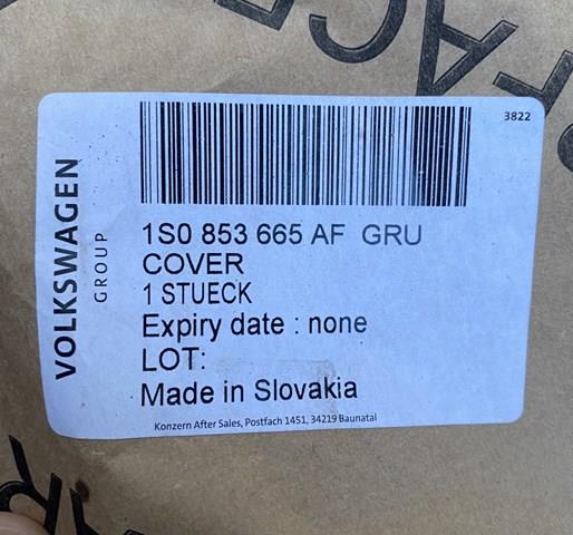 Купити 1S0853665AFGRU VAG 