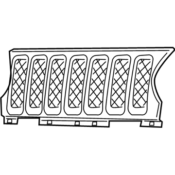 Решітка радіатора 68091527AA Chrysler