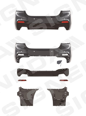 Купити PBM04196ASET Signeda Задній бампер