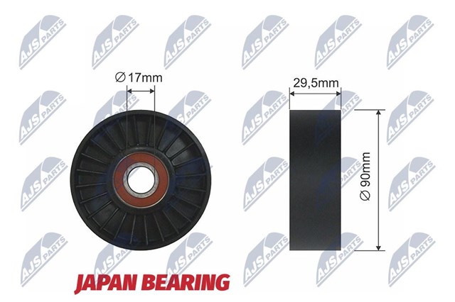 Ролик приводного ременя, паразитний RNKCH023 NTY