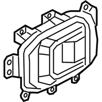 Кришка протитуманної фари ліва Jeep Wrangler iiI (JK) 07 ... 68282337AD