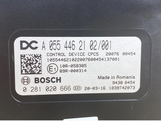 Mercedes A0554462102 ціна, від 536.12 USD