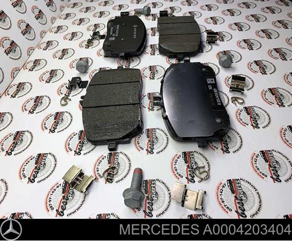 Купити A0004203404 Mercedes Колодки гальмівні передні, дискові