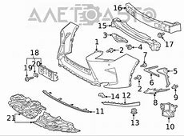 Фара дальнього світла в зборі Lexus RX 450H/350L/200T позашляховик (L25) (2015 - 2022) ціна, від 494.15 USD